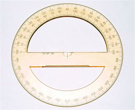 Protractor | Angle, Geometry, Drawing | Britannica