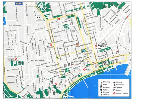 Large Baku Maps for Free Download and Print | High-Resolution and ...