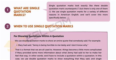 Single Quotation Marks ' ' When and How to Use Them Correctly • 7ESL