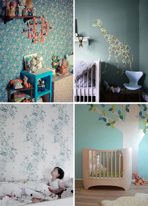 vintage wallpaper in kids rooms | Room to Bloom