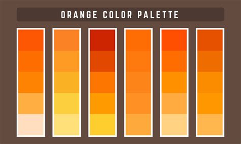 Orange Color Palette Vector Art, Icons, and Graphics for Free Download