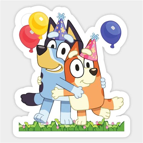 Happy Birthday Sticker | Bluey