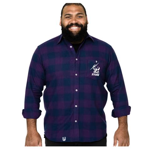 NRL Storm Flannel shirt - Team Rhapsody