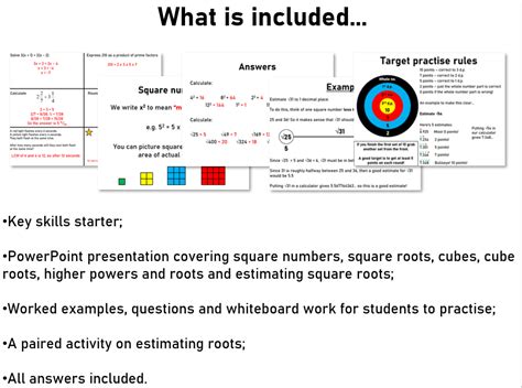 Powers and roots | Teaching Resources