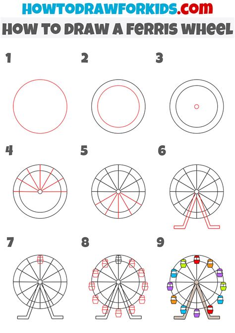 19+ Ferris Wheel Drawing Easy - AnekRabaya