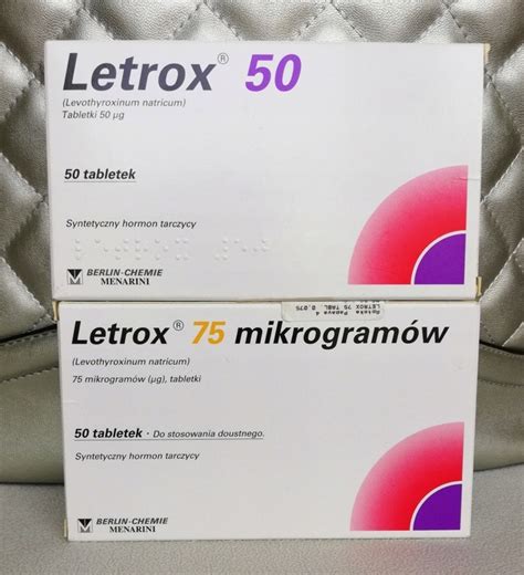 Letrox 50 i 75 mikrogramów 50 tabletek - 8190770677 - oficjalne ...