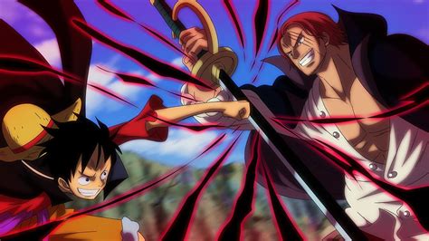 SHANKS VS LUFFY! Full Fight! - One Piece - YouTube