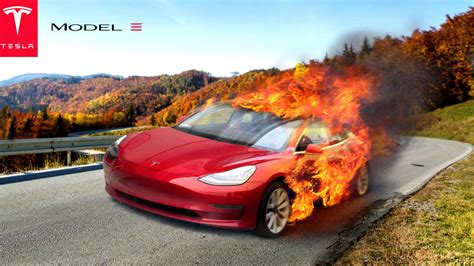 New Tesla Model 3 Goes From Zero To Engulfed In Flames In 3.5 Seconds