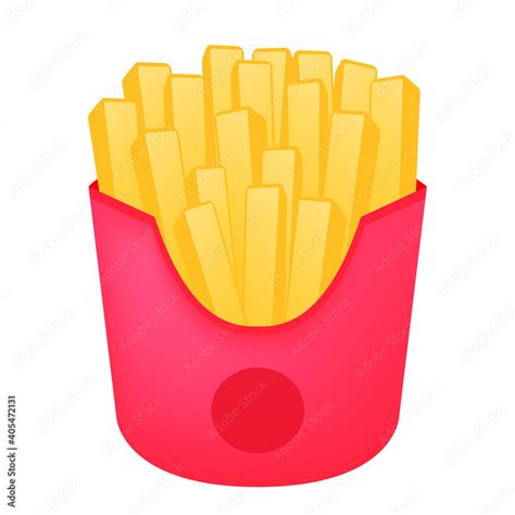 French Fries Emoji Vector Design. BBQ Food Art Illustration. Snack Fast ...