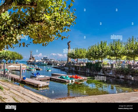 LAKE CONSTANCE : BOAT RENTAL CONSTANCE Stock Photo - Alamy