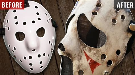 How to Make a Ghostface Jason Voorhees Mask - YouTube