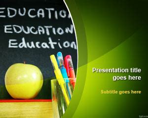 Free Education School PowerPoint Template