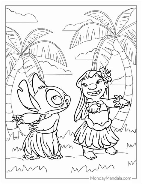 42 Lilo & Stitch Coloring Pages (Free PDF Printables)