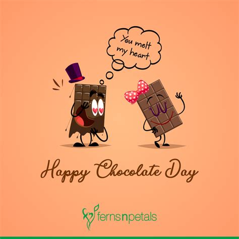 Happy Chocolate Day Quotes, Wishes & Images For Love | Ferns N Petals