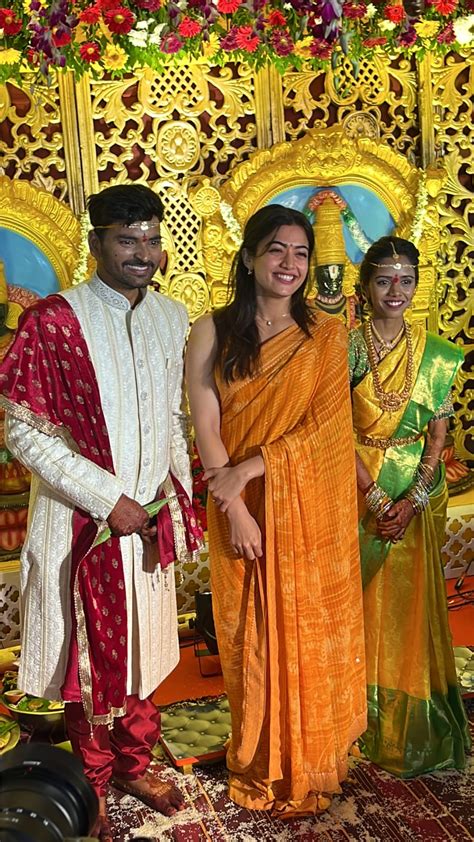 Going Viral: Rashmika Mandanna Attends Her Assistant's Wedding in ...