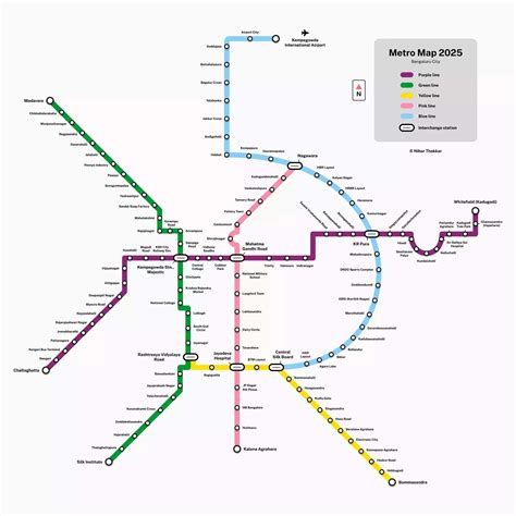 Namma Metro Purple Line Route Map