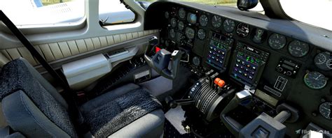 Cessna 402 Cockpit Layout