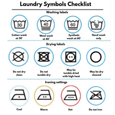 Laundry Symbols SVG Vector Bundle, Wash Label Icons Svg, Laundry Icons ...