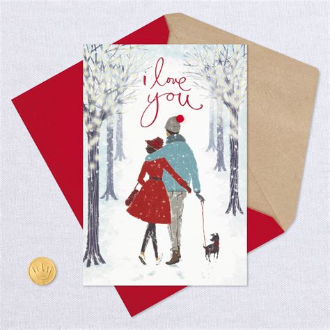 Just Saying Romantic Christmas Card - Greeting Cards - Hallmark