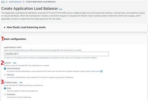 How to setup AWS application load balancer