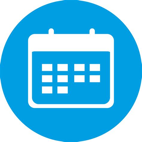 Blue Calendar Icon Png , Transparent Cartoon - Jing.fm