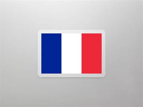 French Flag Sticker, Patriotic Decal, Laptop Sticker, France National ...