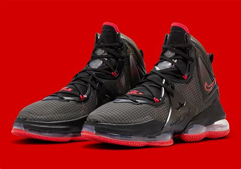 Nike LeBron 19 Black Red DC9340-001 Release Date | SneakerNews.com