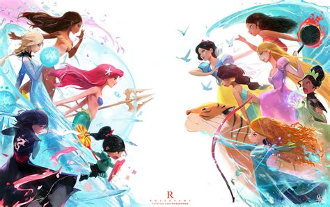 Cool Disney Princess Battle Royale Fan Art — GeekTyrant