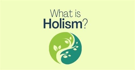 What is Holism? | Whole People