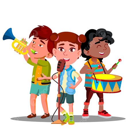 Free Children Singing Clipart