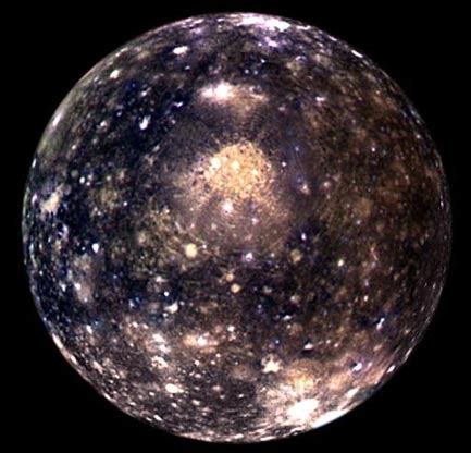 APOD: May 12, 1998 - Callisto Enhanced