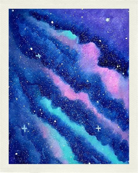 Into the Cosmos Galaxy Painting Universe Painting Original | Etsy