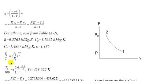 Example of workdone for polytropic process - hololopez