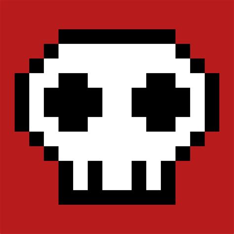 Pixilart - 16x16 Skull by Jayspinfast1