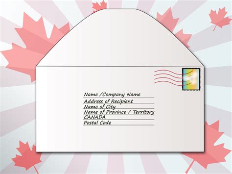 How to Address an Envelope to Canada: 6 Steps (with Pictures)