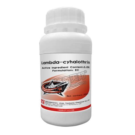 Thuốc diệt côn trùng Trung Quốc Lambda-cyhalothrin 95% Tc 25g / l 2,5% ...