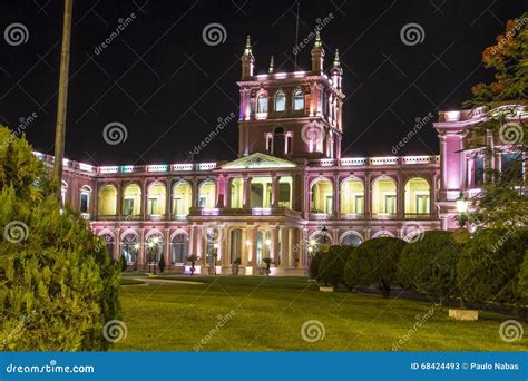 Lopez Presidential Palace. Asuncion, Paraguay Capital Stock Image ...