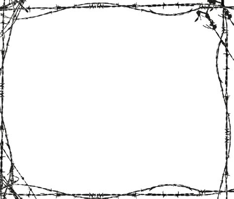 Barbed Wire Border by hellstained on DeviantArt