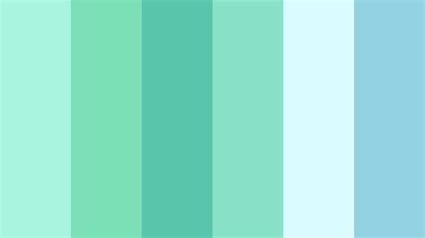 Aqua Blue Color Palette