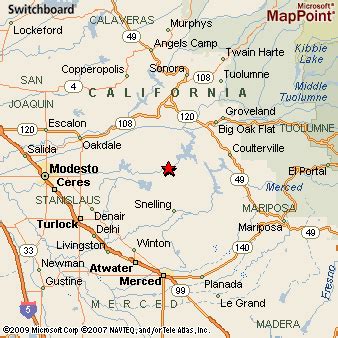 Where is La Grange, California? see area map & more