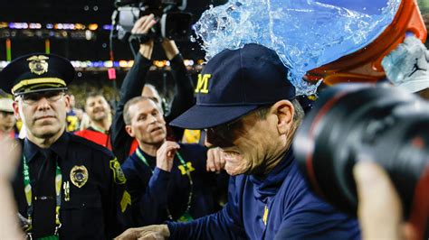 Jim Harbaugh almost missed Michigan glory, but stayed & is now a champ