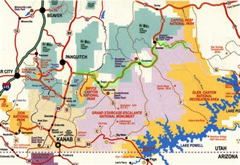 Grand Staircase Escalante National Monument Map - Maping Resources