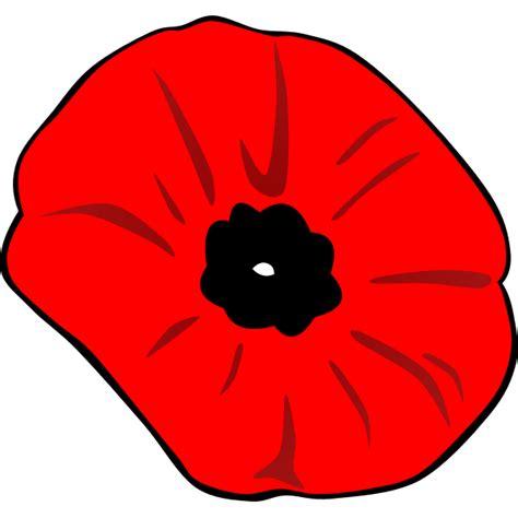 Remembrance Day poppy vector image | Free SVG