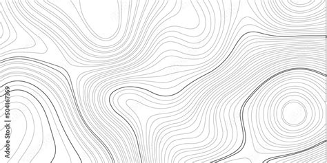 Abstract background with vector monochrome seamless pattern, curved ...