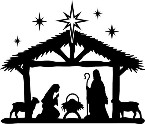 Nativity Scene SVG, Nativity SVG, Png, Eps, Dxf, Jpg Instant Digital ...