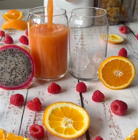 Orange Raspberry Juice Recipe