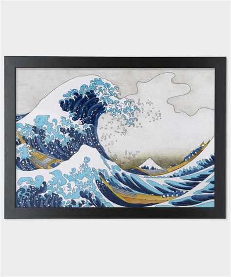 Framed Kanagawa Great Wave - Useji Designs