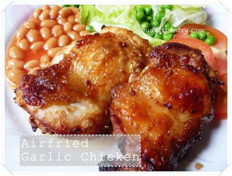 Airfried Garlic Chicken Chop with Worcestershire Sauce