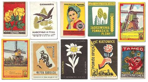 Vintage Matchbox Covers – Digital Ephemera Pack