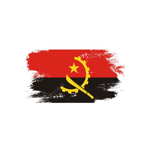 Angola Vector Hd PNG Images, Angola Flag, Angola Flag Png, Angola Flag ...